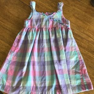 Pretty Summer Checkered Dress - 2T